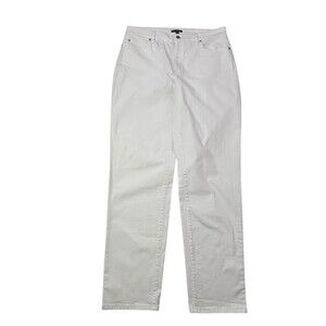 Eileen Fisher Women's Size‎ 14 Slim Fit Organic Cotton Denim High Waisted Jeans